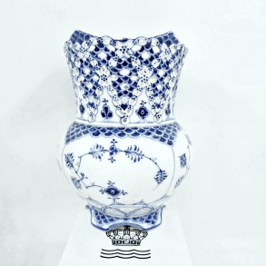 Musselmalet Helblonde Vase nr. 1-1124. sortering 1 