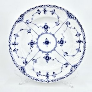 Musselmalet Halvblonde Frokosttallerken nr. 1-572. sortering 2  