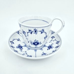 Musselmalet Riflet Hjhankskop & Underkop nr. 093 / 094. sortering 2 