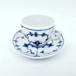 Musselmalet Riflet Kop nr. 2238. sortering 2 Hotelporceln 