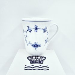 Musselmalet Riflet Krus nr. 497. sortering 2 