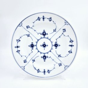 Musselmalet Riflet Middagstallerken nr. 1-175. sortering 1