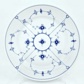 Musselmalet Riflet Middagstallerken nr. 627. sortering 2 