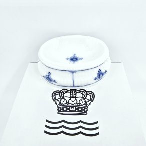 Musselmalet Riflet Saltkar nr. 1-195. sortering 1 Sjlden  