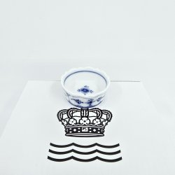 Musselmalet Riflet Saltkar nr. 1-199. sortering 1 