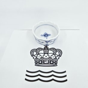 Musselmalet Riflet Saltkar nr. 1-199. sortering 2 