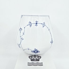 Musselmalet Riflet Vase nr. 681. sortering 2 