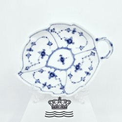 Musselmalet Riflet Blad Asiet nr. 1-143. sorterin 1 