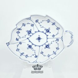 Musselmalet Riflet Blad Asiet nr. 1-145. sorterin 1 