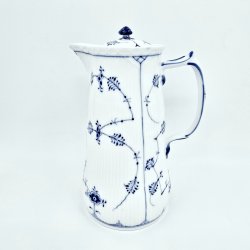 Musselmalet Riflet Chokolade Kande nr.1-34. sortering 1  