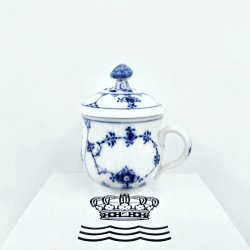 Musselmalet Riflet Cremekop nr. 1-64. sortering 1 