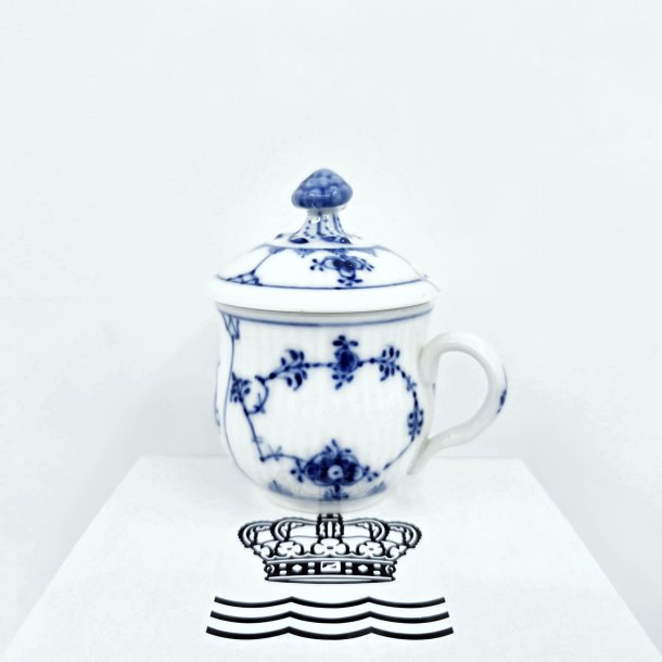 Musselmalet Riflet Cremekop nr. 1-64. sortering 1 