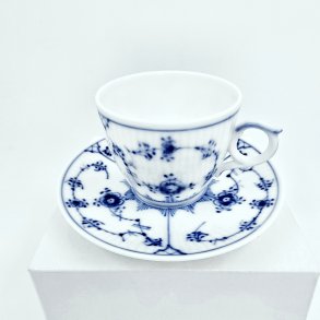 Musselmalet Riflet Espressokop nr. 1-298. sortering 2 