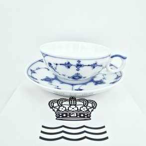 Musselmalet Riflet Espressokop nr.1-357. sortering 1 