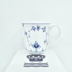 Musselmalet Riflet Krus nr. 103. sortering 1 