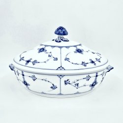 Musselmalet Riflet Lgfad nr. 1-283. sortering 1  