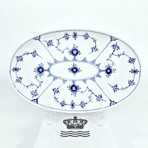 Musselmalet Riflet Oval asiet nr. 356. sortering 1 