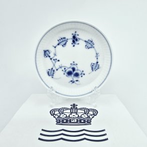 Musselmalet Riflet Rund Asiet nr. 1-2185. sortering 1