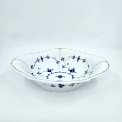 Musselmalet Riflet Salatfad nr. 1-2014. sortering 1 Meget Sj�ldent 