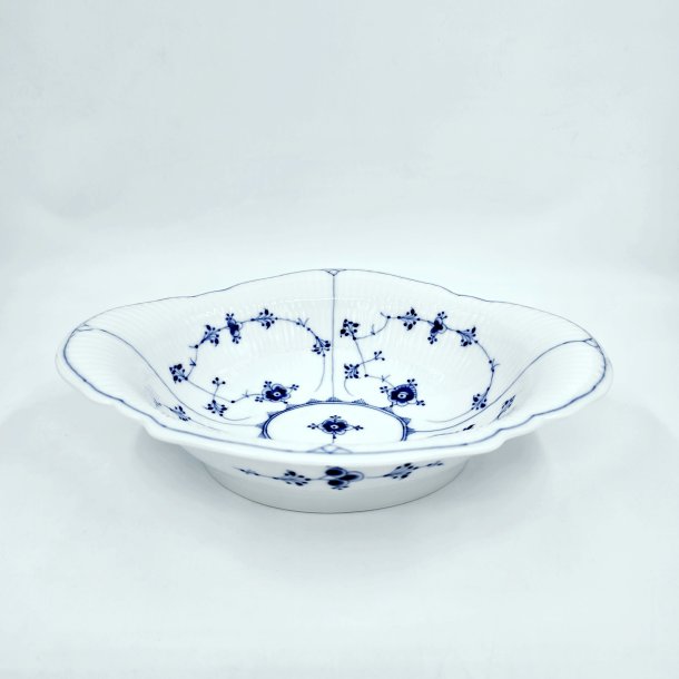 Musselmalet Riflet Salatfad nr. 1-2014. sortering 1 Meget Sj�ldent 