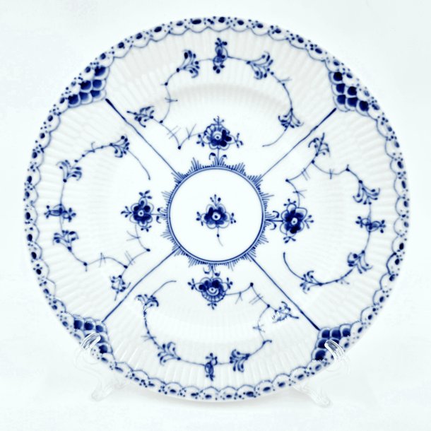 Musselmalet Halvblonde Sildetallerken nr. 1-573. sortering 2 