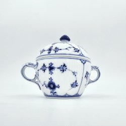 Musselmalet Riflet Sukkerskl nr. 1-244. sortering 1 