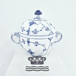 Musselmalet Riflet Sukkerskl nr. 1-244. sortering 2 