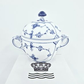 Musselmalet Riflet Sukkerskl nr. 1-244. sortering 2 