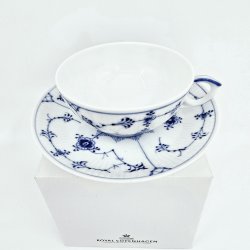 Musselmalet Riflet Tekop nr. 1-76. sortering 1