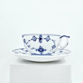 Musselmalet Riflet Stor Tekop nr. 1-315. sortering 1