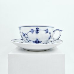 Musselmalet Riflet Stor Tekop nr. 1-315. sortering 2 