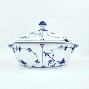 Musselmalet Riflet Terrin nr. 1-214. sortering 2 