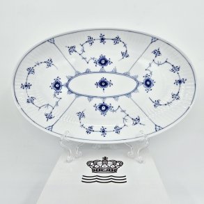 Musselmalet Riflet Oval asiet nr. 356. sortering 2 