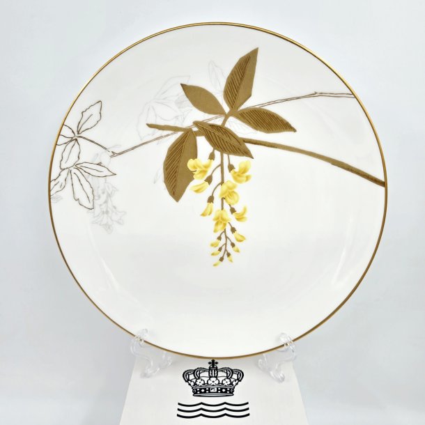 Royal Copenhagen Flora Tallerken Laburnum nr 622 sortering 1 