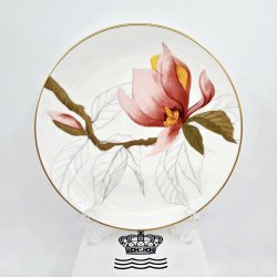 Royal Copenhagen Flora Tallerken Magnolia nr 619. sortering 1 