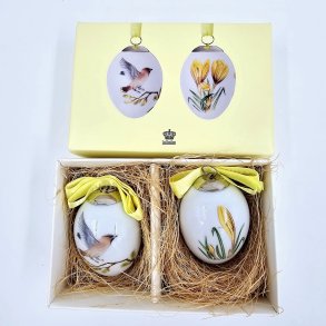 Royal Copenhagen Pskeg Krokus & Spurv 2017. Sortering 1 