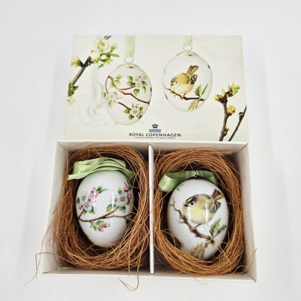 Royal Copenhagen P�ske�g �blegren Og Fuglekonge 2012. Sortering 1