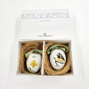 Royal Copenhagen P�ske�g Anemone & Bl� Mejse 2008. Sortering 1  