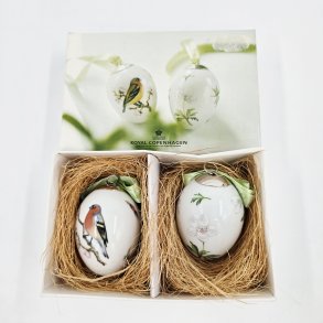 Royal Copenhagen P�ske�g Bogfinke & Hvid Anemone 2009. Sortering 1 