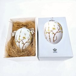 Royal Copenhagen Stort Pskeg Forsythia 2018. Sortering 1 