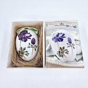 Royal Copenhagen Stort Pskeg Fransk Anemone 2008. Sortering 1 