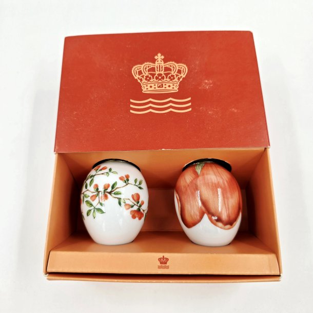 Royal Copenhagen P�ske�g Kv�deblomst &amp; Kv�de Blade 2020. Sortering 1