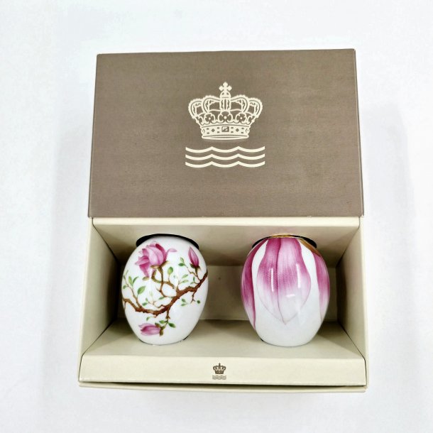 Royal Copenhagen P�ske�g Magnolia &amp; Magnolia Blade 2019. Sortering 1 