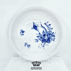 Bl� Blomst Svejfet Rundt Fad nr. 10-1691. sortering 1  