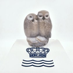 Royal Copenhagen Figur Ugler nr. 1221-834. sortering 1 