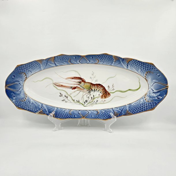 Bl� Fiskestel Fiskefad nr. 1212-3001. sortering 1 Sj�lden