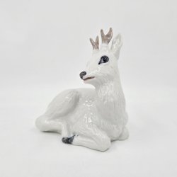 Royal Copenhagen Figur Hvid Hjort nr. 22607. sortering 1  