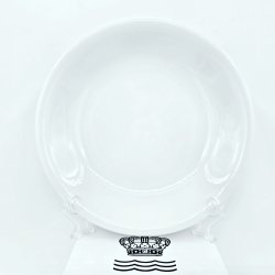 Royal Copenhagen Hvid Tallerken nr. 619. sortering 1 