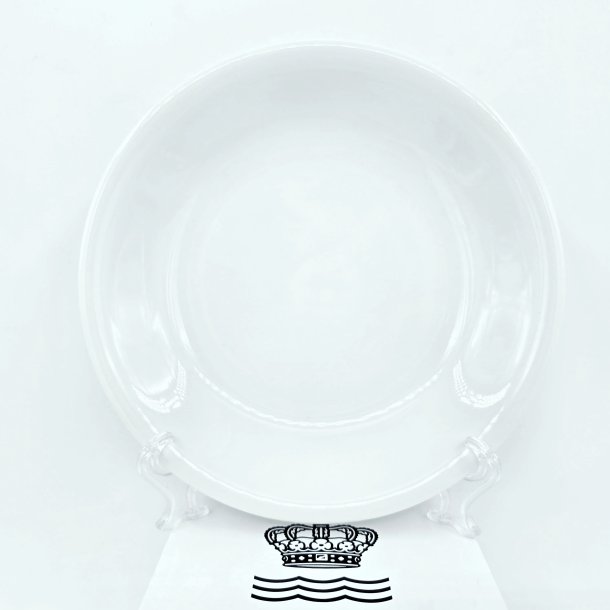 Royal Copenhagen Hvid Tallerken nr. 619. sortering 1 