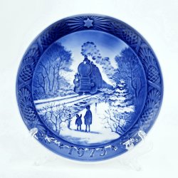 Royal Copenhagen Juleplatte 1973. sortering 1 